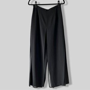 Melanie Lyne  Chiffon Two Layered Wide Leg Pants